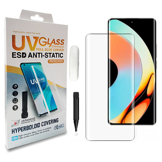 Oppo Reno 10 Pro Plus (Pack of 1) Premium UV-Curved Tempered Glass | UV-Curved Display Guard | Case-Friendly Build | Includes Installation Kit