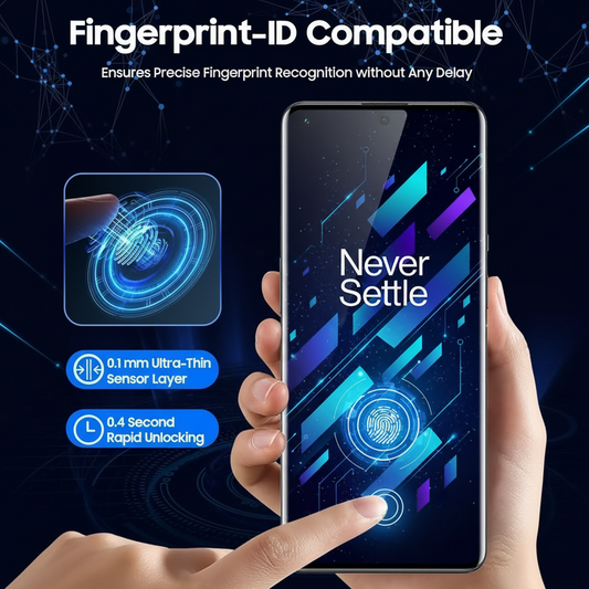 Oneplus 12 (Pack of 1) | UV‑Curved Display Guard | Case‑Friendly Build | Includes Installation Kit.