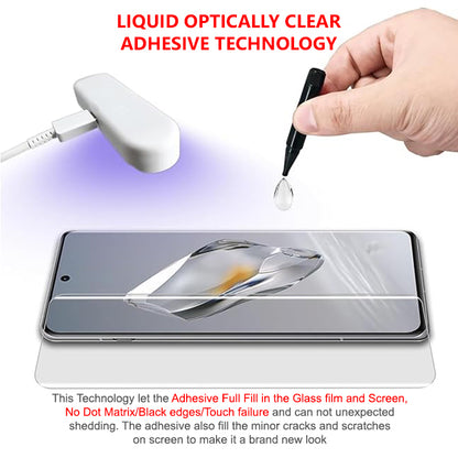 HD+ UV Tempered Glass for Vivo V40 5G / Vivo V40 Pro 5G (6.78 Inch) | Full Adhesive Curved Screen Protector | Case-Friendly | HD+ Clarity (Pack of 1)