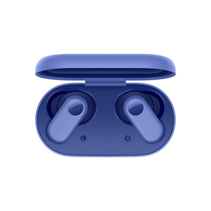 OnePlus Nord Buds 2r True Wireless Earbuds with Quad Mic | 12.4mm Drivers | Up to 38H Playback | IP55 Water Resistance | Triple Blue