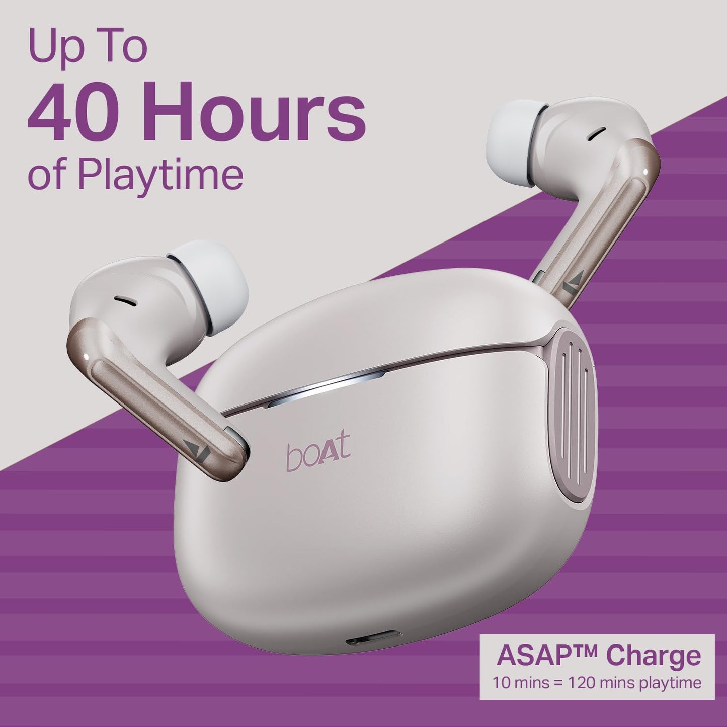 boAt 2025 Launch Airdopes 219, 4Mics ENx, 40H Battery