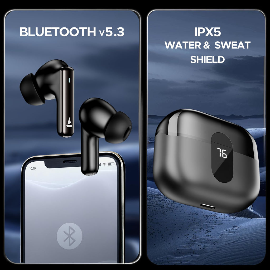 Boat earbuds 121 Pro Plus,100H Battery