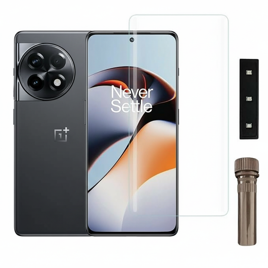 Premium UV Tempered Glass Screen Protector for Oneplus 11/11R (Pack of 1) | UV Curved Screen Guard | Case Friendly Design | Includes Installation Kit