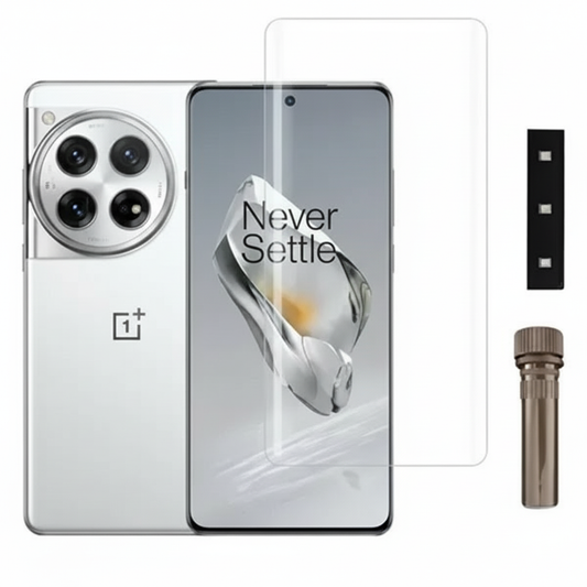 Oneplus 12 (Pack of 1) | UV‑Curved Display Guard | Case‑Friendly Build | Includes Installation Kit.