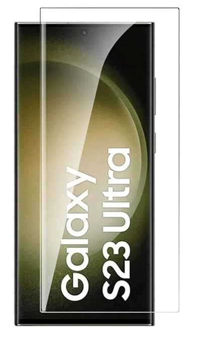 Premium UV Tempered Glass Screen Protector Compatible for Samsung S23 Ultra 5G (Pack Of 1) with Edge to Edge Full Coverage UV and Easy Installation Kit