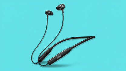 boAt Rockerz 113 Bluetooth Earphones – 2025 Launch | 40H Backup | Fast Charge | Dual Pair | Magnetic Buds | Mic Included (Active Black)