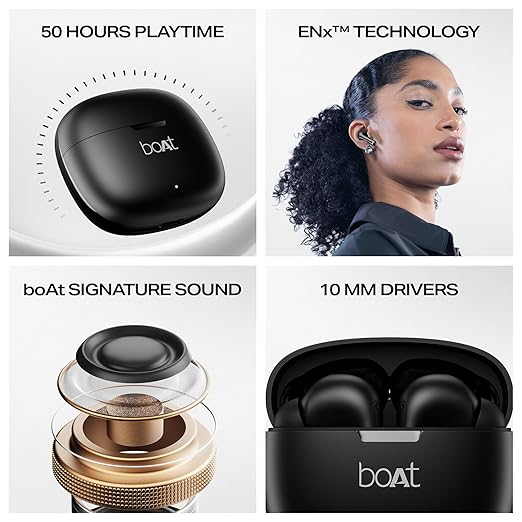 Boat Airdopes 213, 50H Battery